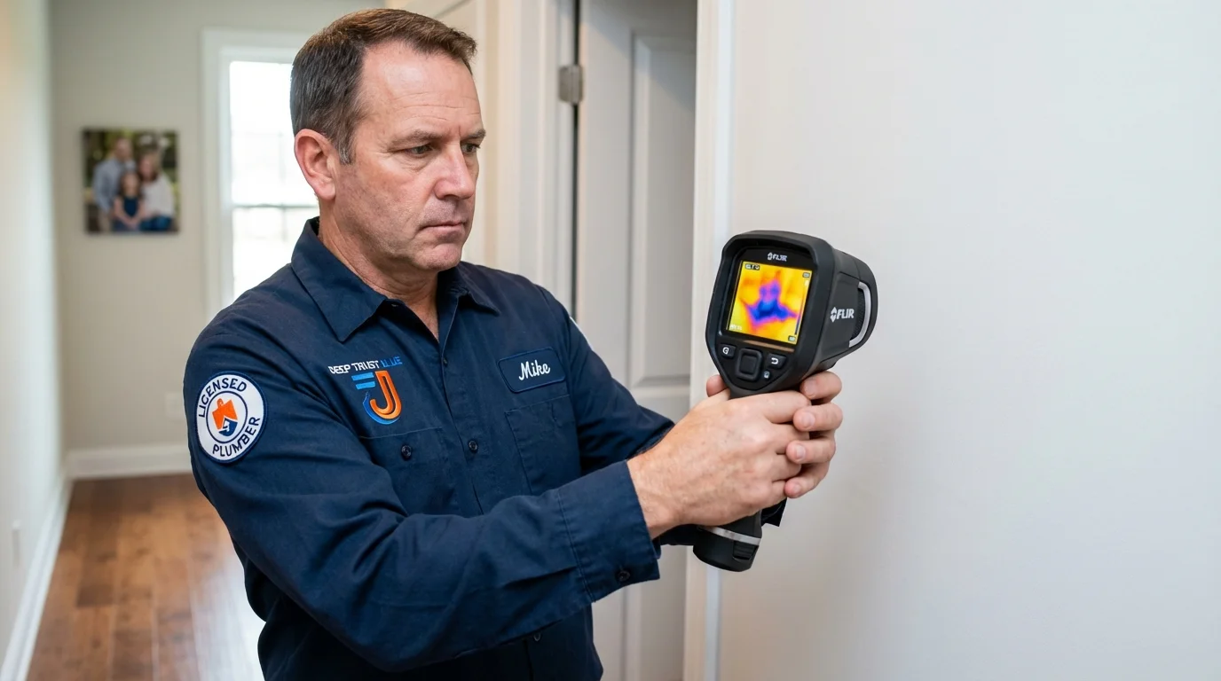 Thermal imaging leak detection by Johns Plumbing LLC in Coon Rapids